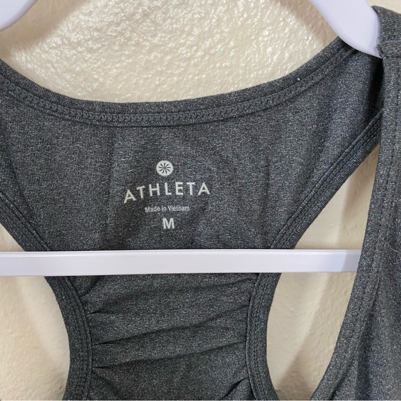 Athleta Gray Racerback Tank Top - Picture 5 of 6